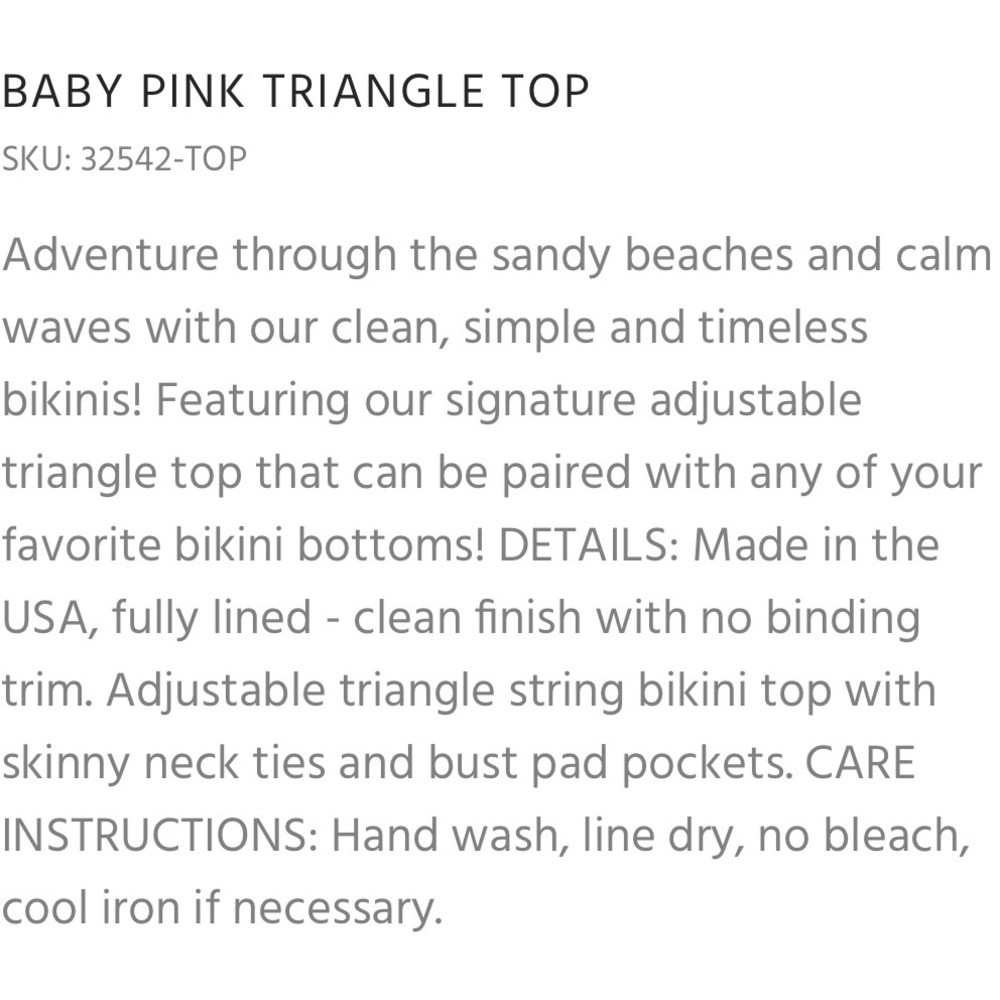 Baby Pink Matching Bikini - Picture 8 of 8
